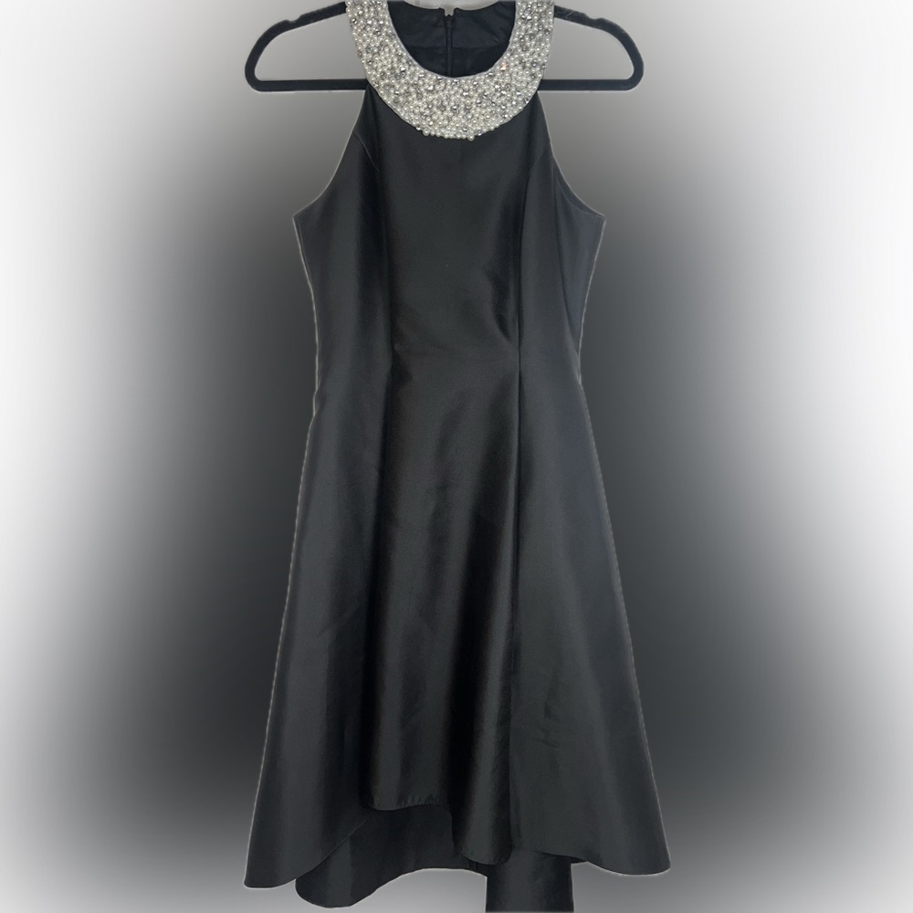 Adrianna‎ Papell Mikado Halter Dress size 2 - Picture 2 of 14